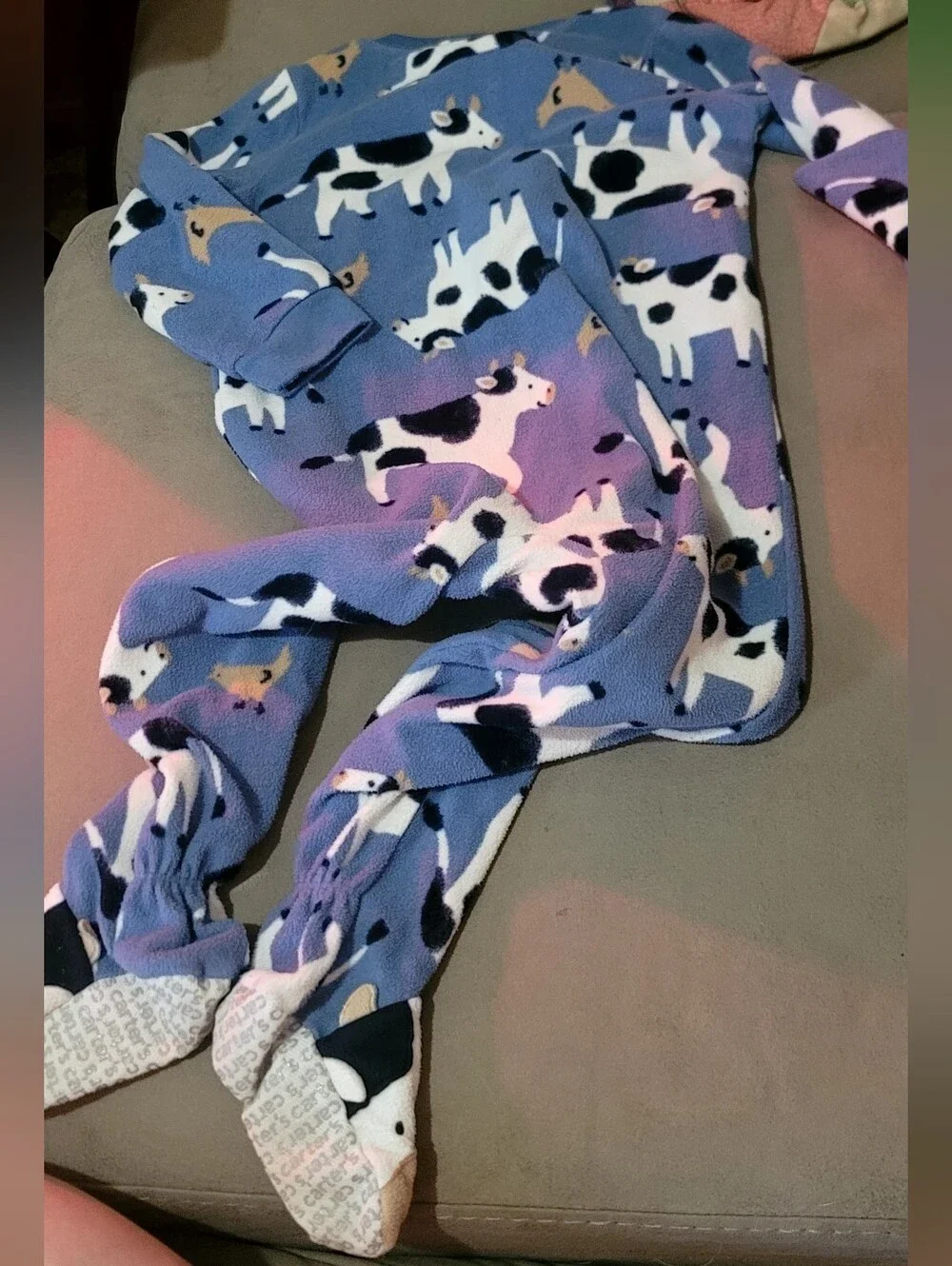 Cute Cow Footies